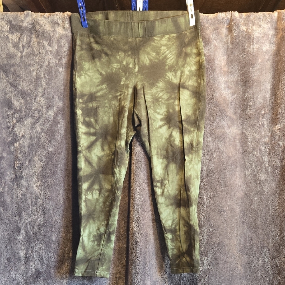 Torrid Kids Green Tie-Dye Leggings